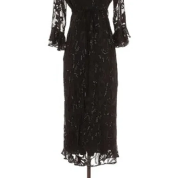 Valerie Stevens Cocktail Dress: Black Dresses - Size 4 - Picture 5 of 9